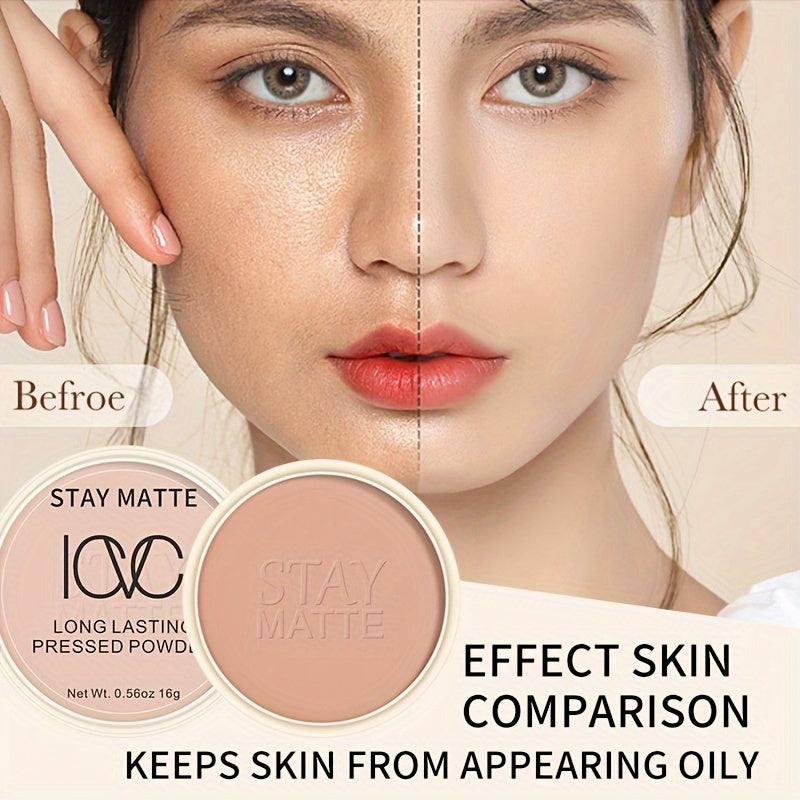 Flawless Matte Finish Setting Powder - Waterproof, Oil-Control & Pore-Blurring, Brightens All Skin Tones - Hiccupzz