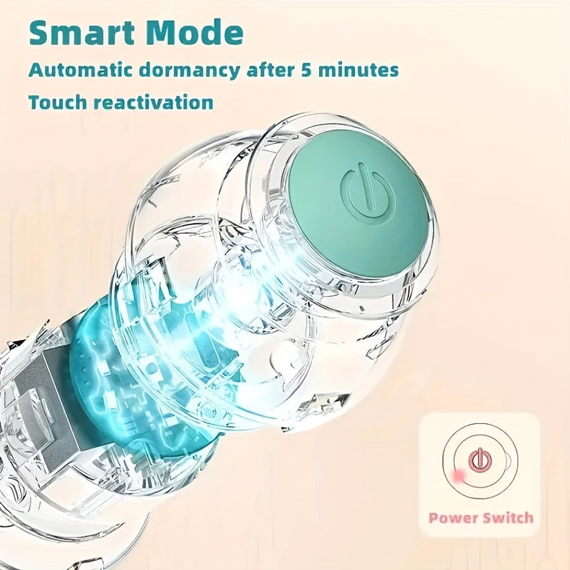 Intelligent Cat Toy: Self-Entertainment Teasing Stick and Rolling Ball, Automatic Electric Teasing Ball for Cats - Hiccupzz