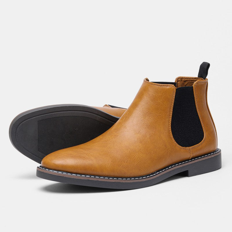 Men's Fashion Retro Cowhide Boots - Hiccupzz