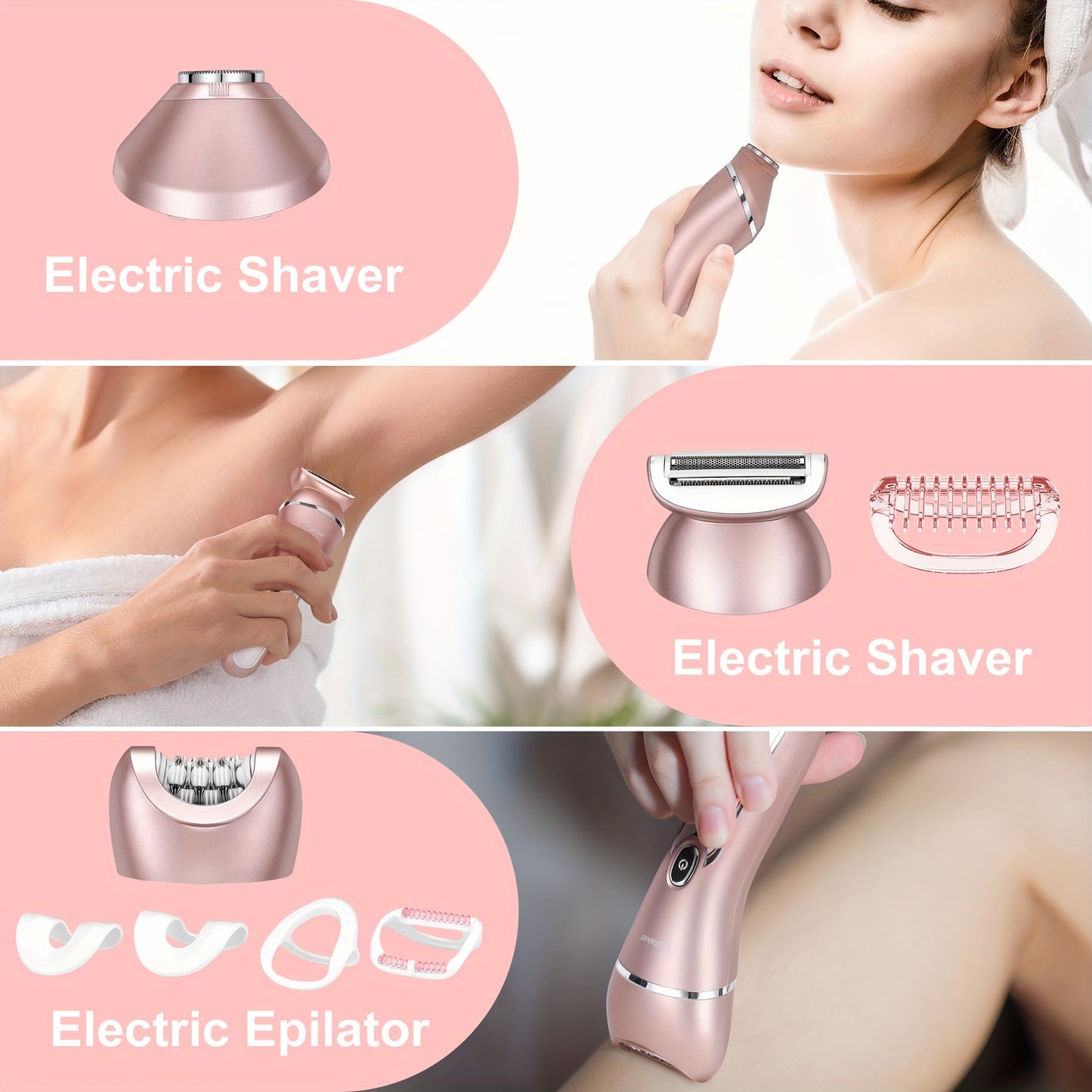 Multifunctional Electric Shaver For Women, Household Epilator, Painless Electric Razor, Gifts For Women, Mother's Day Gift - Hiccupzz