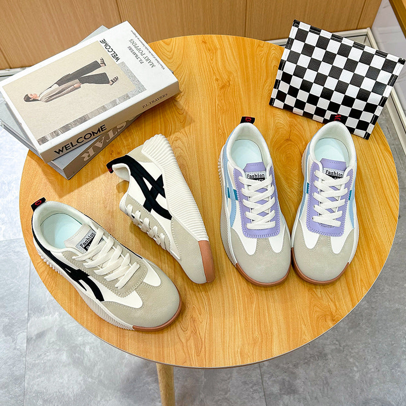 Women's Breathable Casual Flat White Shoes - Hiccupzz