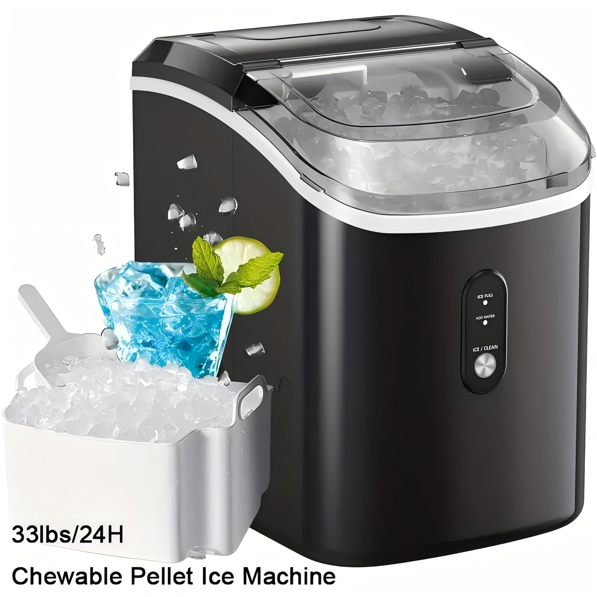Portable Countertop Ice Maker – 9 Cubes in 6 Mins - Hiccupzz