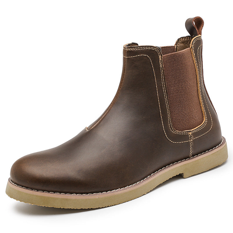 Men's Casual British Style Chelsea Dr Martens Boots - Hiccupzz