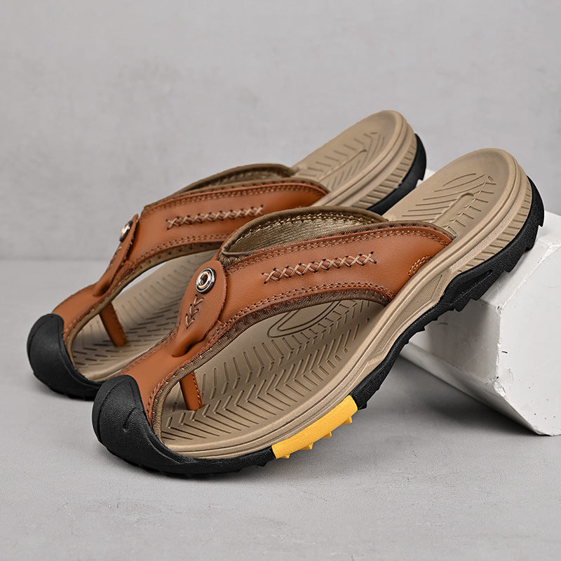 Fashionable Personalized Clip Men's Slippers - Hiccupzz