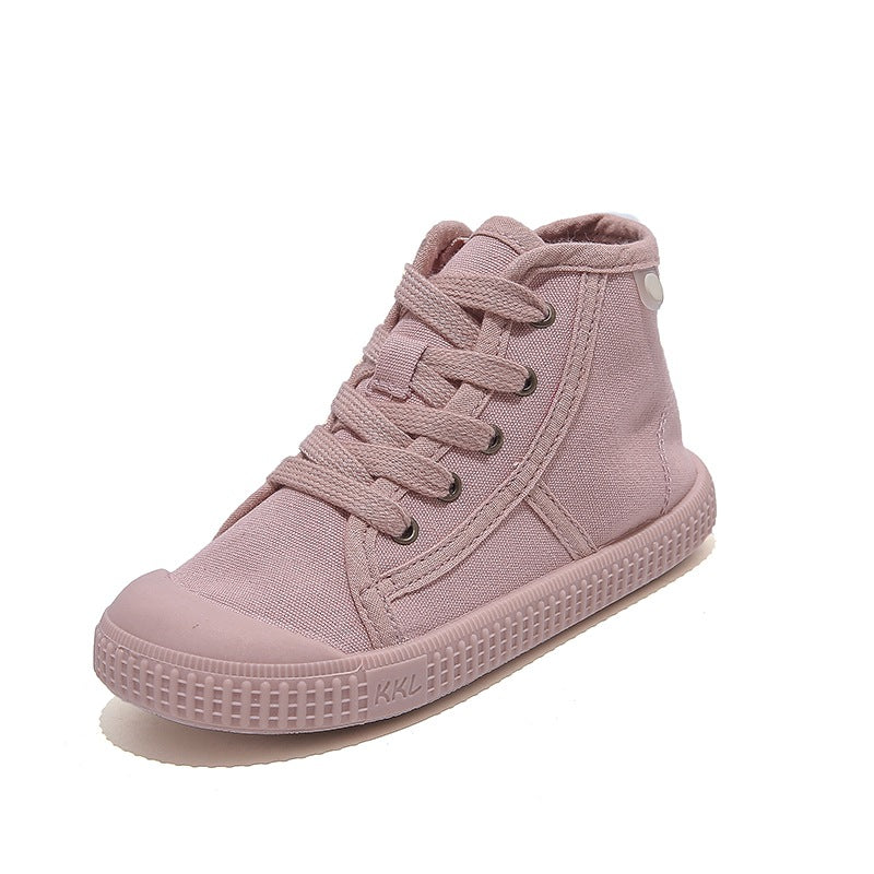 Children's Cloth Soft Bottom Spring And Autumn Korean Style Canvas Shoes - Hiccupzz