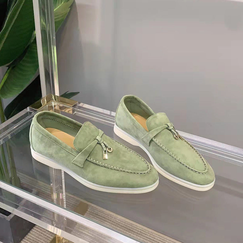 Versatile Casual Leather Women's Shoes - Hiccupzz