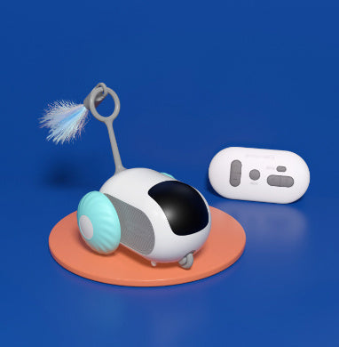 Remote Control Interactive Cat Car Toy USB Charging Chasing Automatic Self-moving Remote Smart Control Car Interactive Cat Toy Pet Products - Hiccupzz