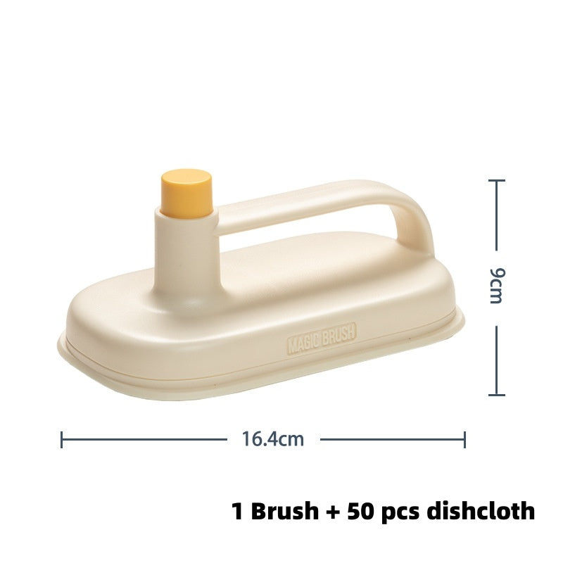 Kitchen Bathroom Toilet Cleaning Magic Brush Glass - Hiccupzz