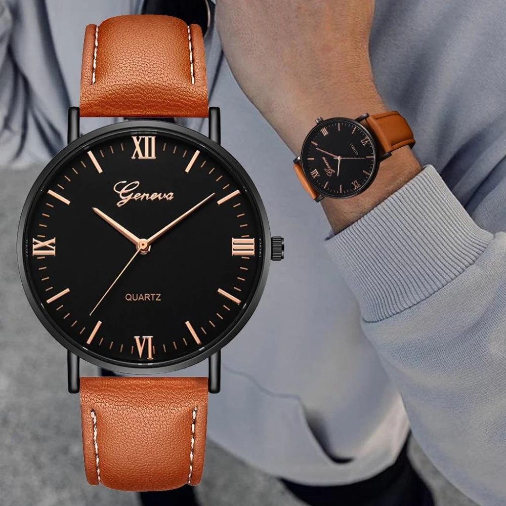 Simple Roman Literal Student Casual Quartz Watch - Hiccupzz