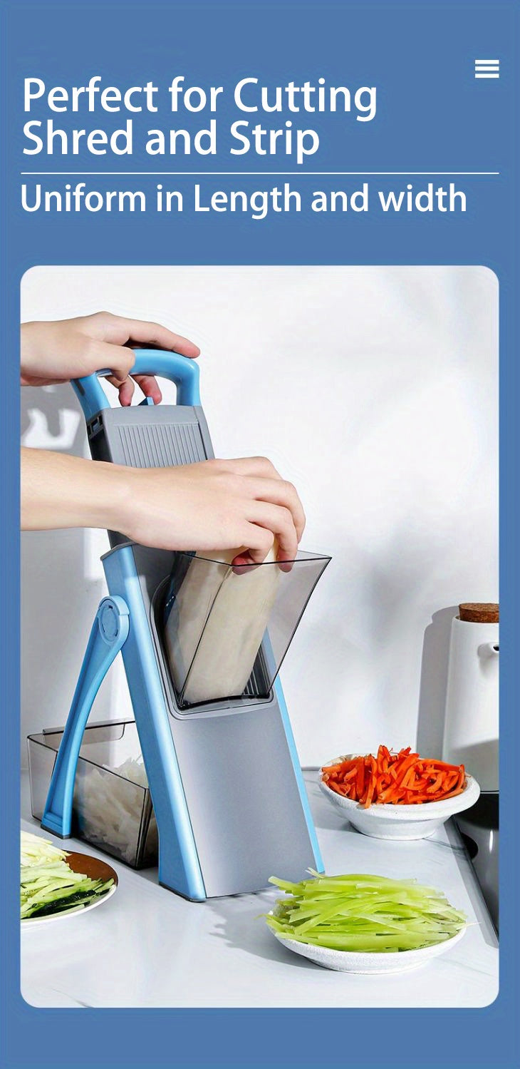 Vegetable Slicer & Food Grater Set – Manual Kitchen Tool - Hiccupzz