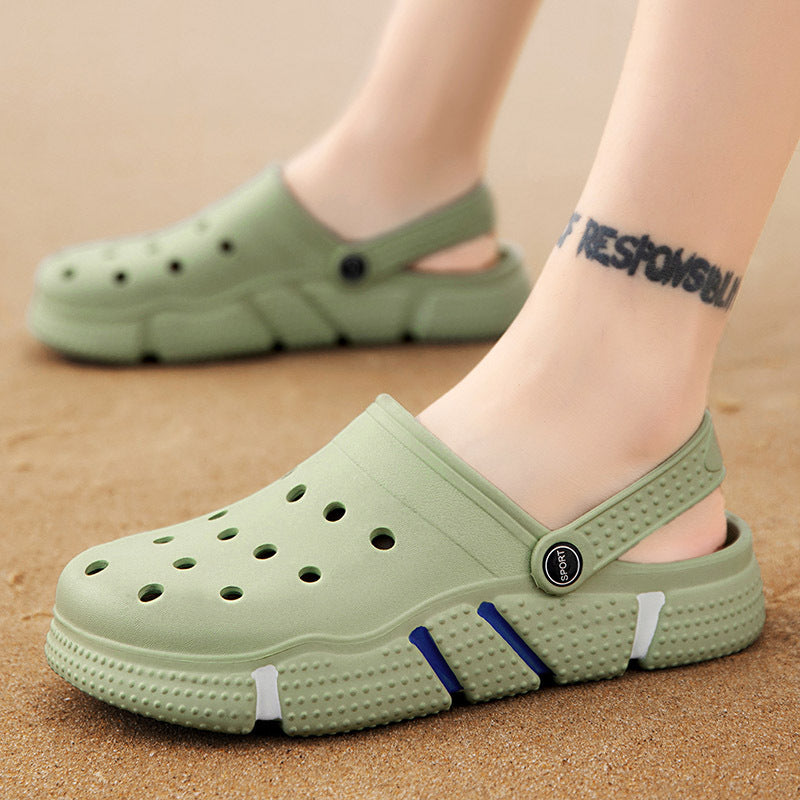 Men Sandals Summer Hole Shoes Beach Slippers - Hiccupzz