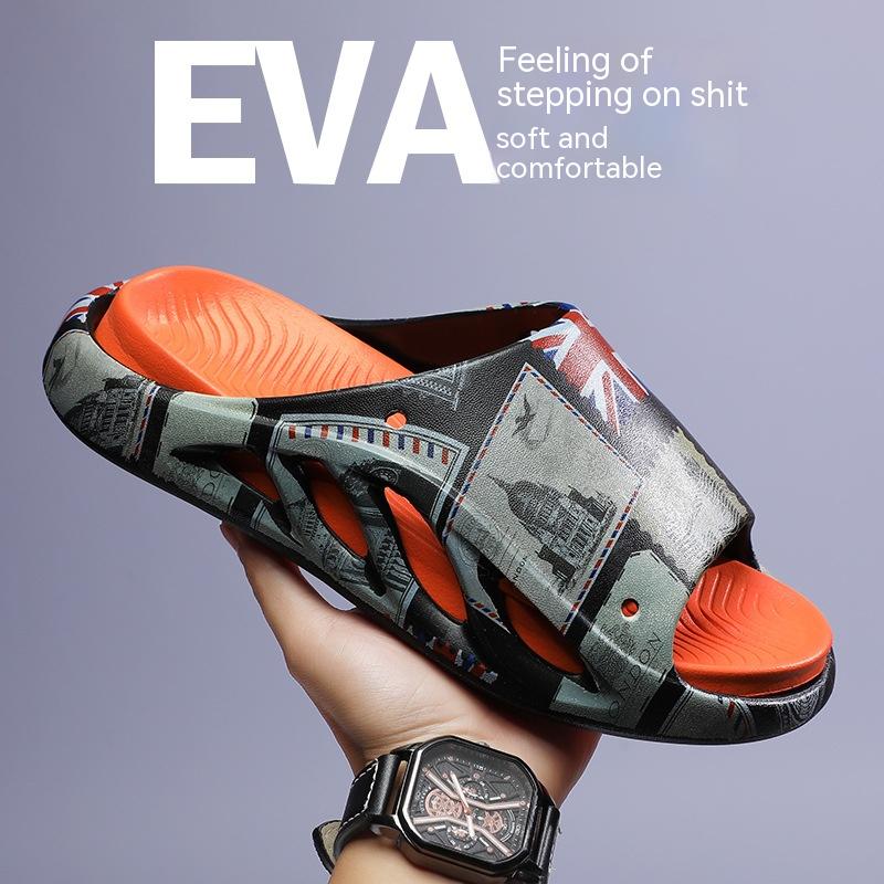 Men's Fashion Casual Outdoor Soft Bottom Sports Platform Slippers - Hiccupzz