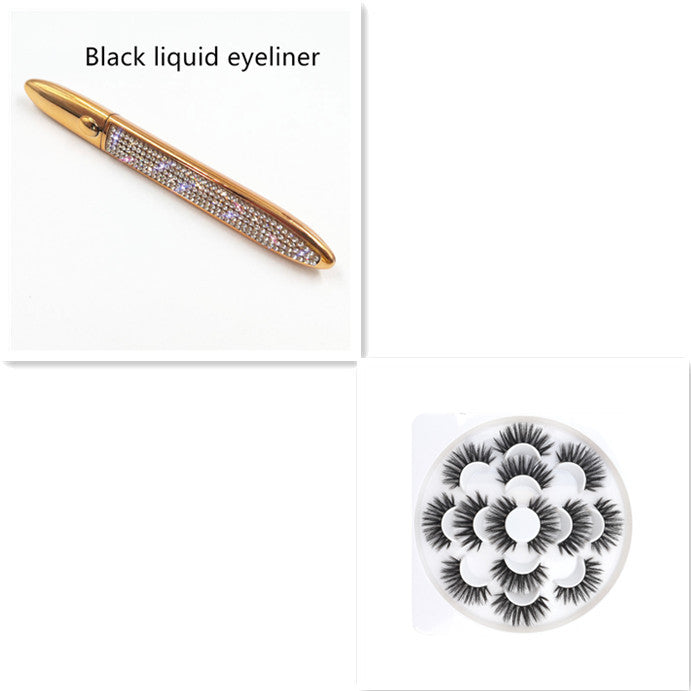 False Eyelashes Self-adhesive Eyeliner Multicolor - Hiccupzz