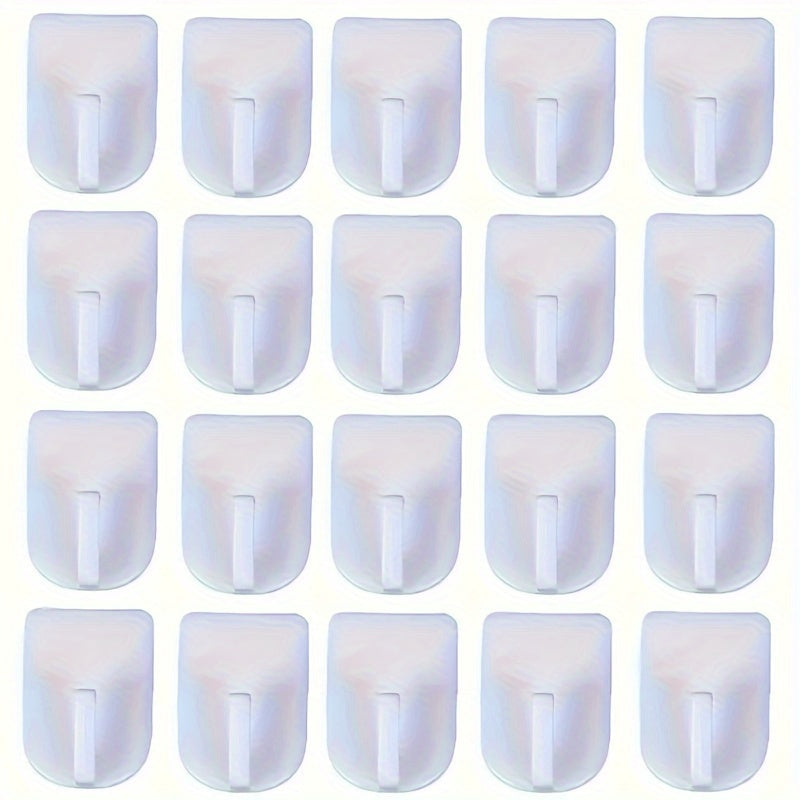 Mini Self-Adhesive Wall Hook (1pc/9pcs): Sticky Hook for Hanging Jewelry, Necklaces, and Bracelets - Easy Install for Kitchen, Bathroom, Bedroom, or Office - Hiccupzz