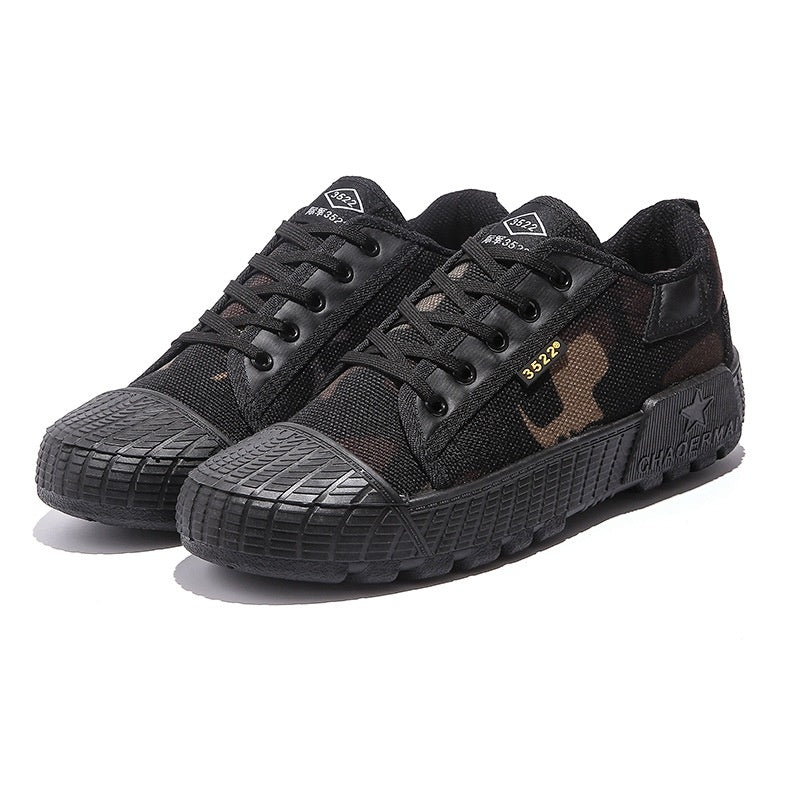 Men's Construction Site Labor Shoes, Wear-resistant And Breathable Canvas - Hiccupzz