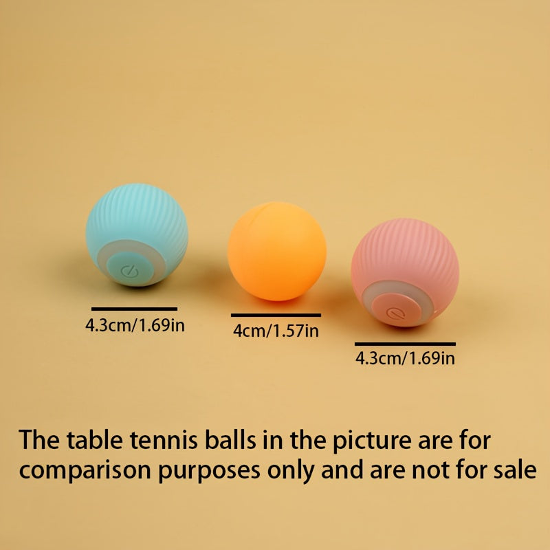 Intelligent Cat Toy: Self-Entertainment Teasing Stick and Rolling Ball, Automatic Electric Teasing Ball for Cats - Hiccupzz