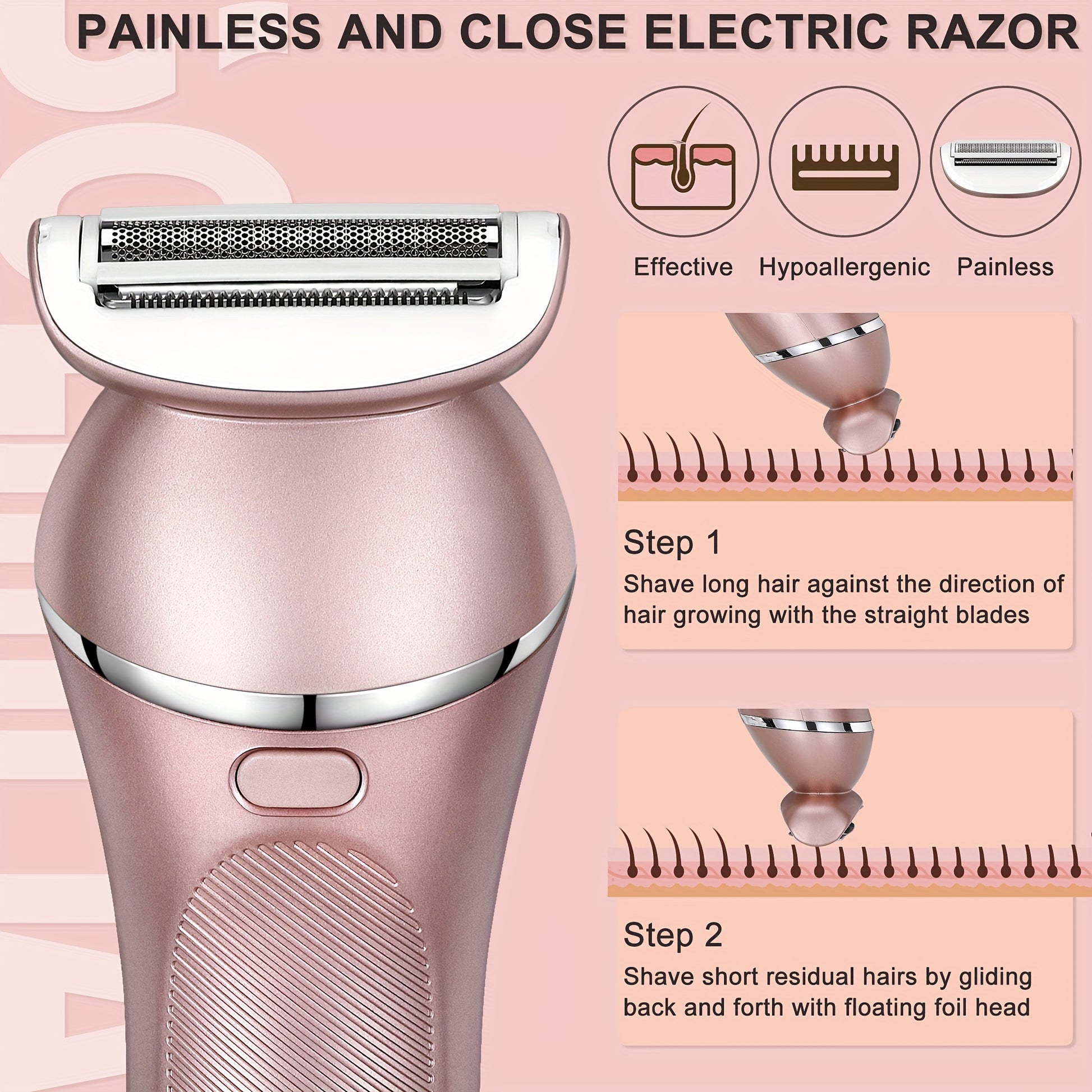 Multifunctional Electric Shaver For Women, Household Epilator, Painless Electric Razor, Gifts For Women, Mother's Day Gift - Hiccupzz