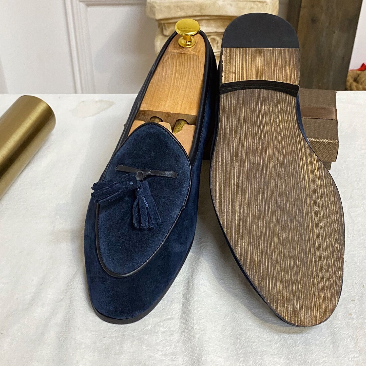 Suede Slip On Fashion Loafers - Hiccupzz