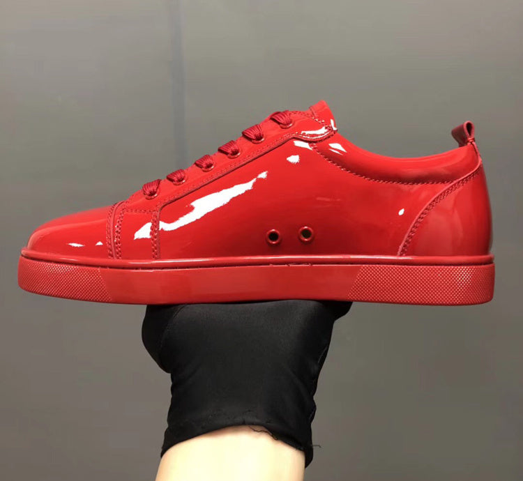 Patent Leather Casual Couple Shoes - Hiccupzz