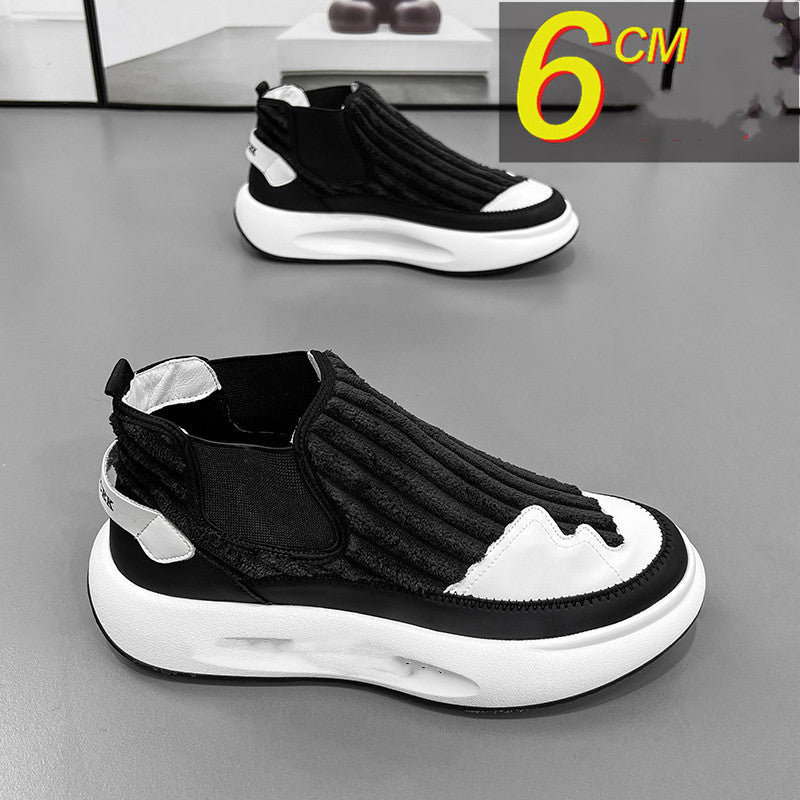 Men's Casual All Match High Top Corduroy Cloth Shoes - Hiccupzz