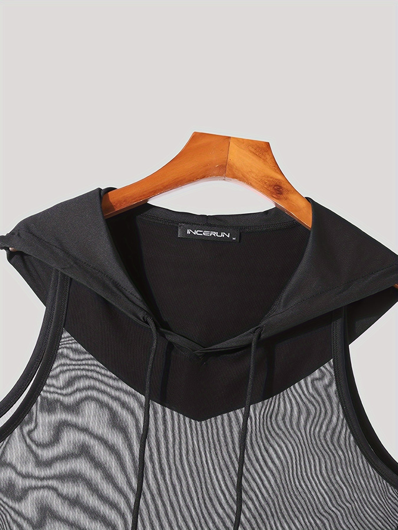 Men's Quick-Dry Hooded Gym Tank Top - Moisture-Wicking Athletic Sleeveless Shirt - Hiccupzz
