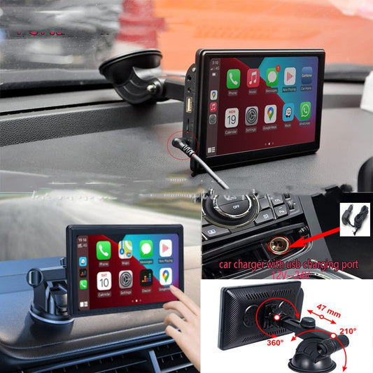 Portable IPS Car Smart Screen Wireless Projection Screen Carplay Android AUTO - Hiccupzz