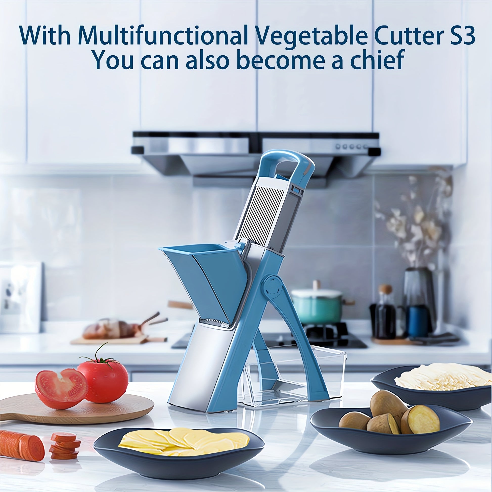 Vegetable Slicer & Food Grater Set – Manual Kitchen Tool - Hiccupzz