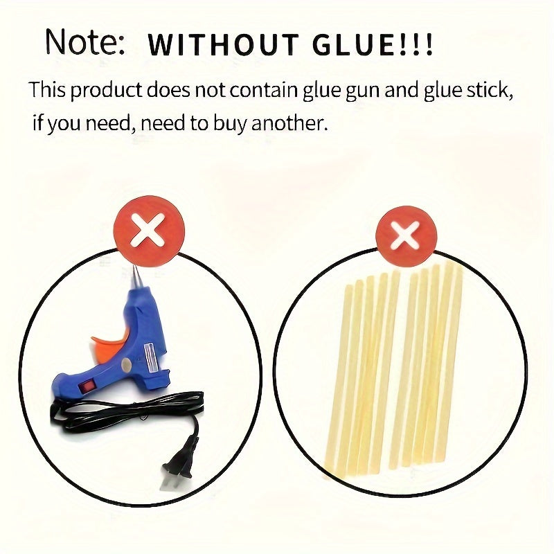 1 Set Quick Repair of Car Dents - Unpainted Body Dent Repair Tool Kit with Handle Tags and Pads