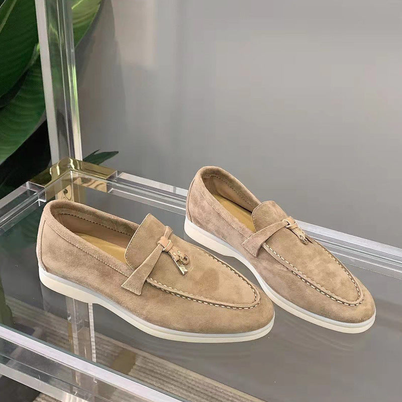 Versatile Casual Leather Women's Shoes - Hiccupzz