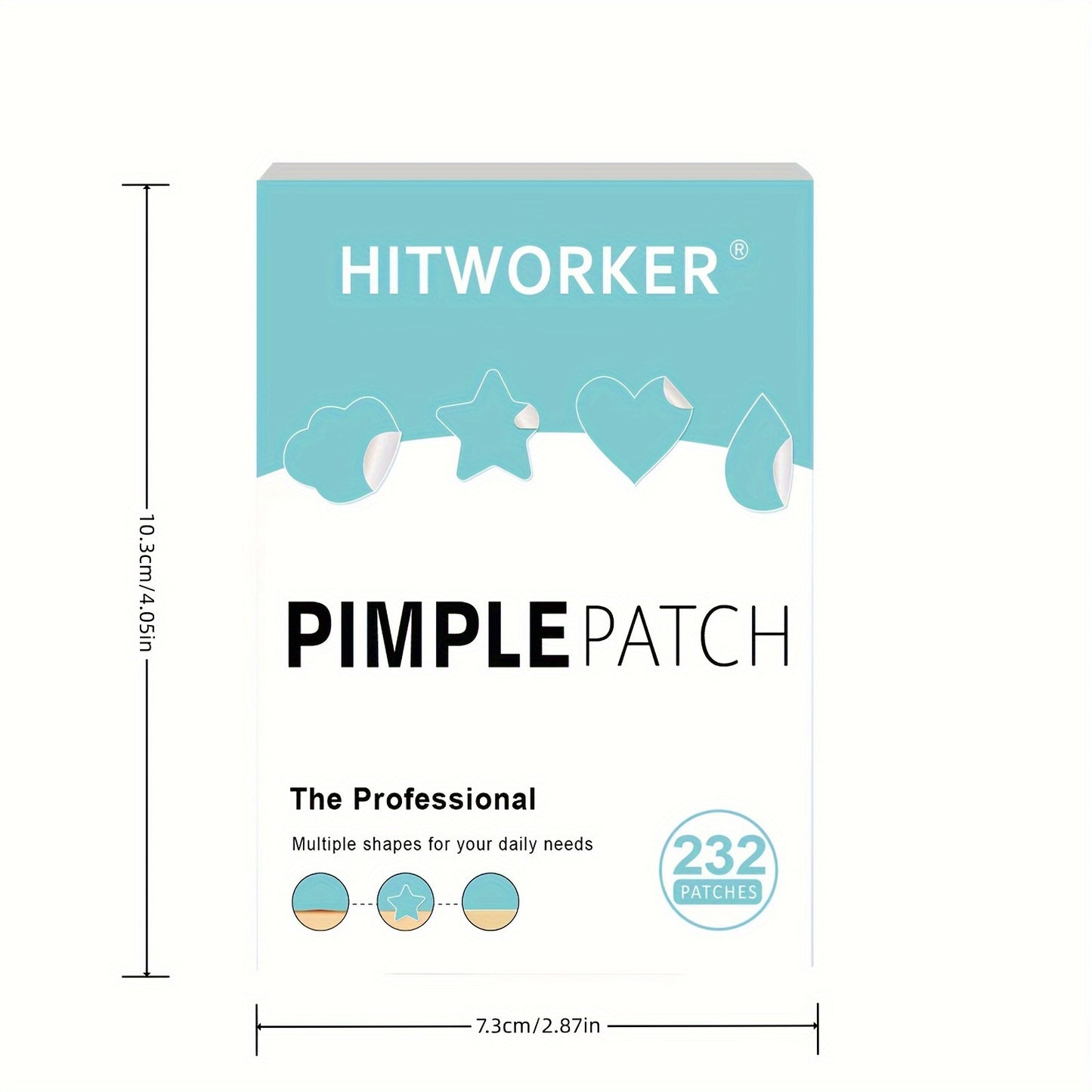 232-Count Hydrocolloid Acne Pimple Patches – Fragrance-Free, Alcohol-Free for All Skin Types - Hiccupzz