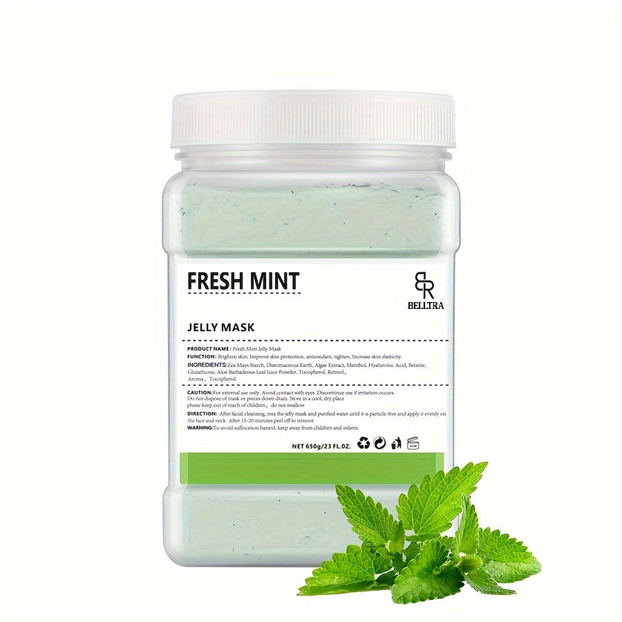 Rose Petal Jelly Facial Mask Powder - Hyaluronic Acid, Collagen, Alcohol-Free, Unscented Cleansing Gel Mask for All Skin Types - Peel Off Moisturizing Skincare for Men & Women, 23 Fl oz Jar (Unisex-Adult) - Hiccupzz