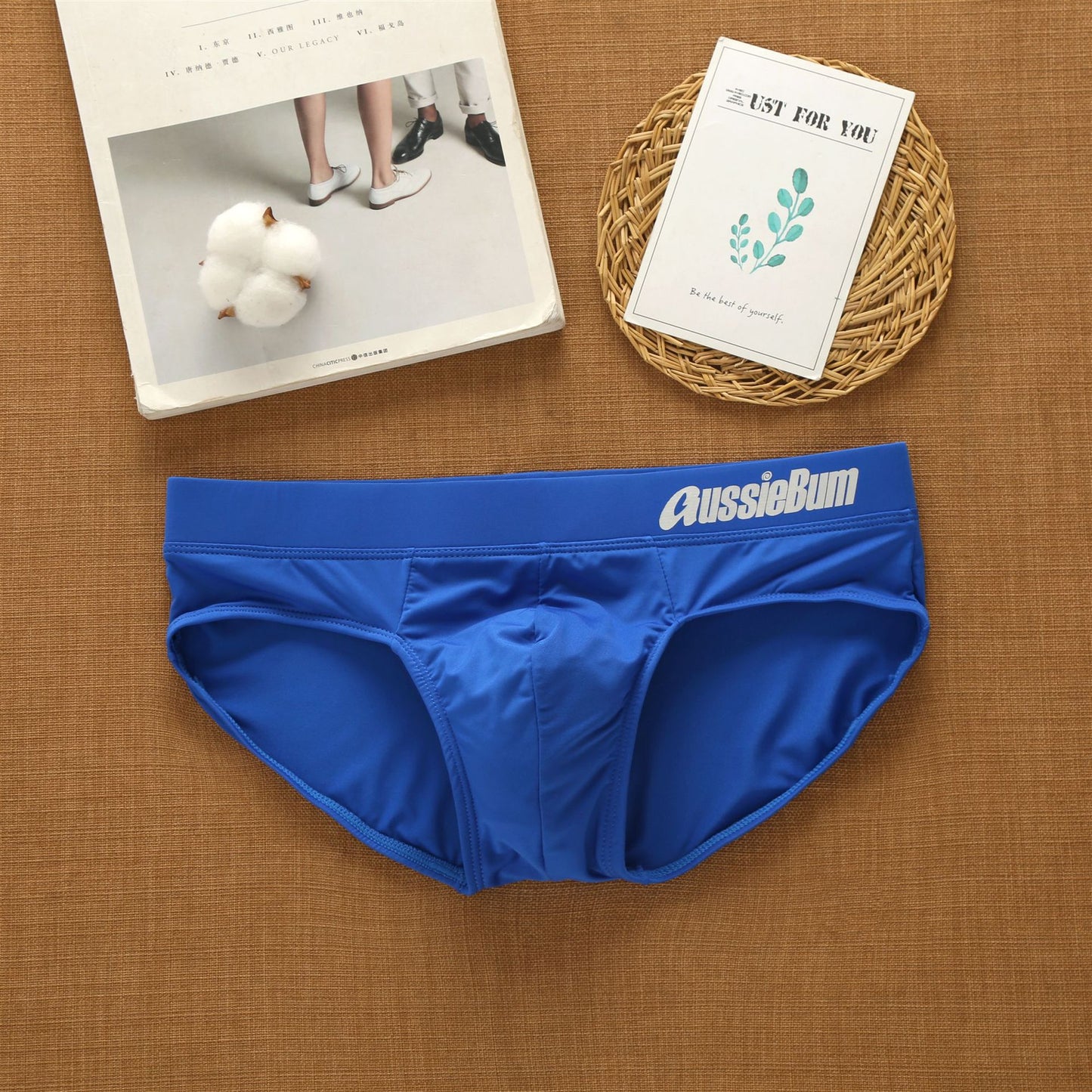 Men's Triangle Milk Silk Low Waist Elastic Three-dimensional Comfortable Underwear - Hiccupzz