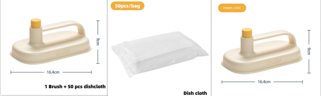 Kitchen Bathroom Toilet Cleaning Magic Brush Glass - Hiccupzz