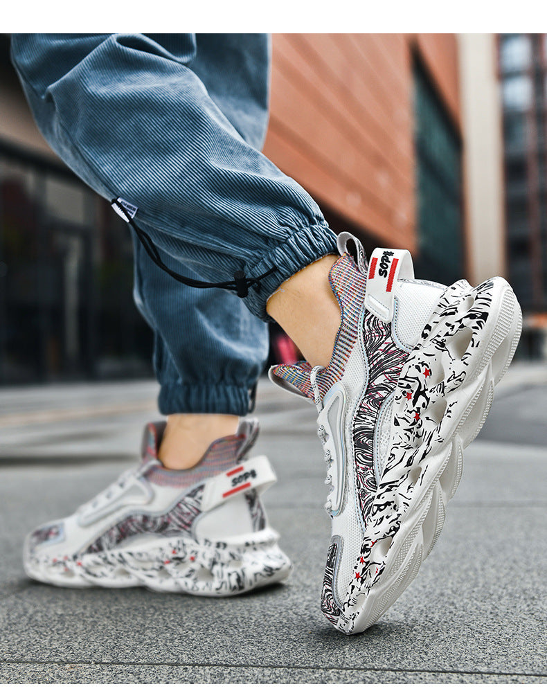 3D Printing Outsole Ultra-light Heightened Sneakers - Hiccupzz
