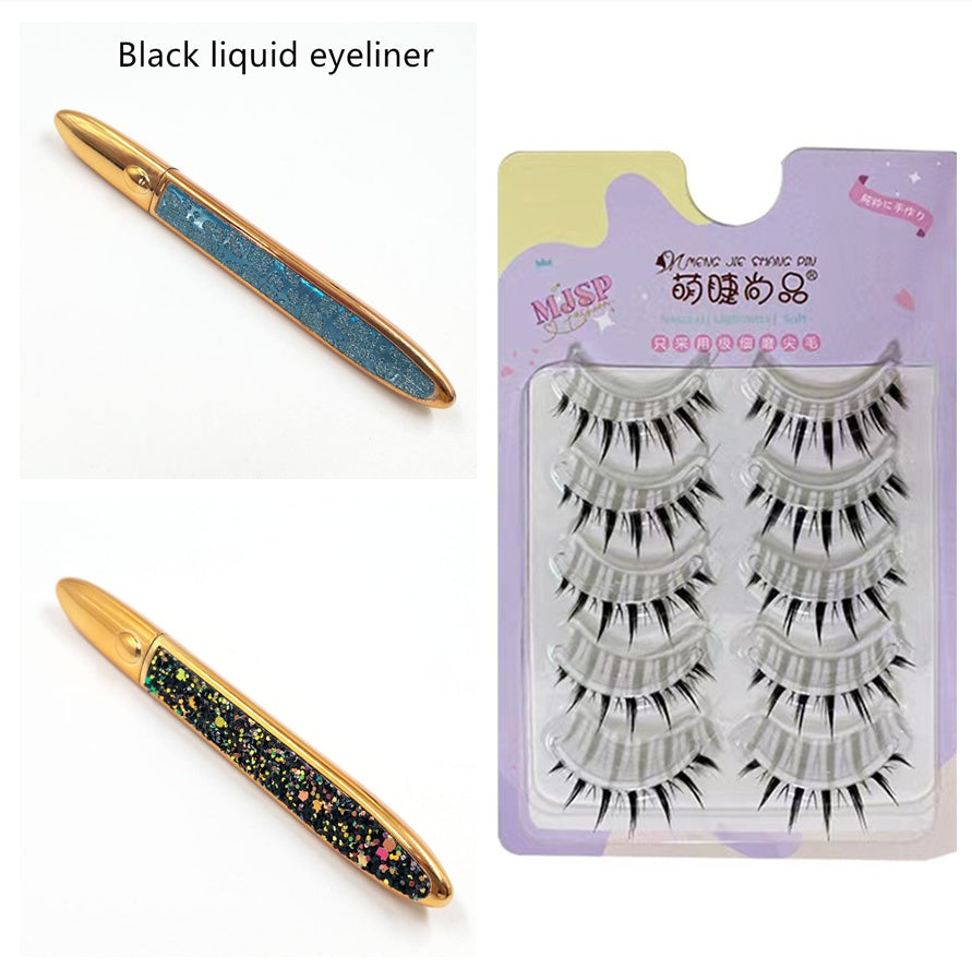 False Eyelashes Self-adhesive Eyeliner Multicolor - Hiccupzz