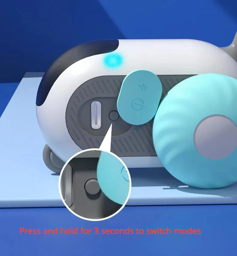 Remote Control Interactive Cat Car Toy USB Charging Chasing Automatic Self-moving Remote Smart Control Car Interactive Cat Toy Pet Products - Hiccupzz