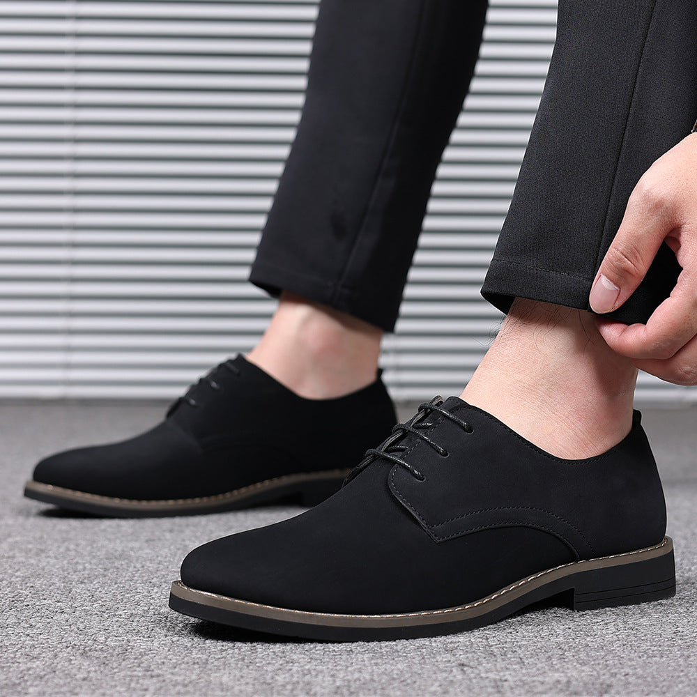 Formal Business Leather Shoes Men Soft Bottom Hundred - Hiccupzz