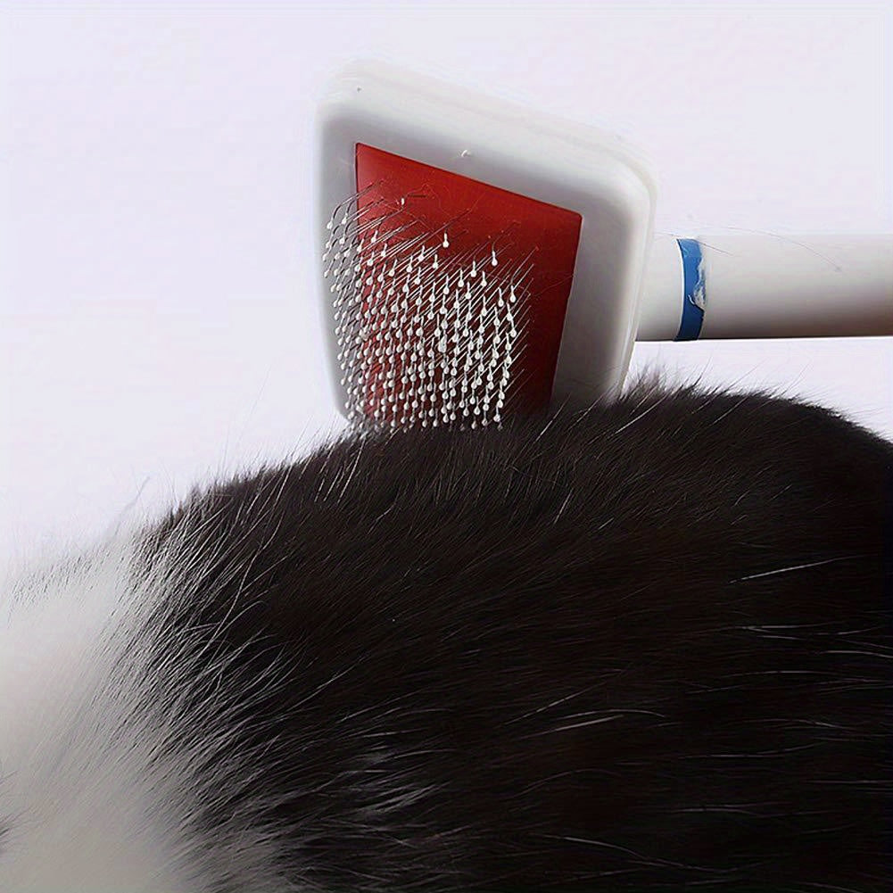 Pet Hair Removal Comb Float Hair Removal Slicker Brush For Dog And Cat Grooming Tool - Hiccupzz