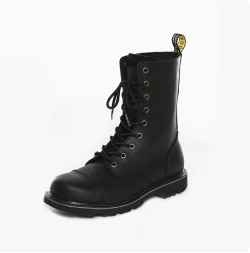 Outdoor Motorcycle Riding High Barrel Martin Boots - Hiccupzz