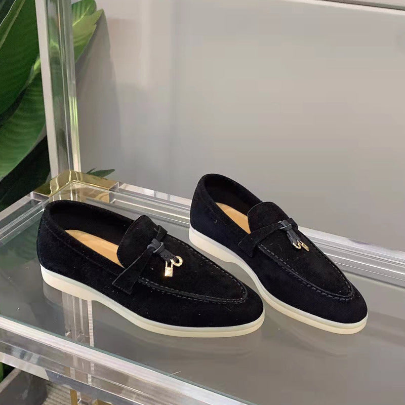 Versatile Casual Leather Women's Shoes - Hiccupzz