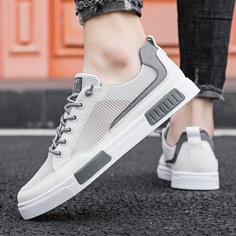 Men's Shoes Summer Breathable Mesh Thin Hollow Sports Casual Shoes - Hiccupzz