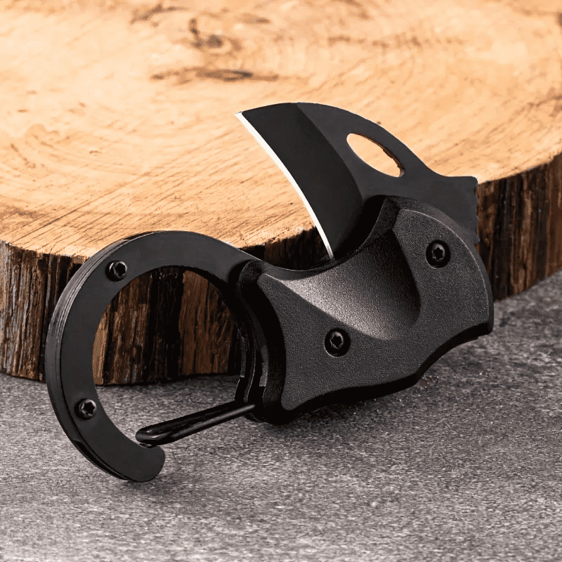 Mini Folding Knife Keychain - Portable, High Hardness, Multi-functional, Perfect for Backpack & Camping - Hiccupzz