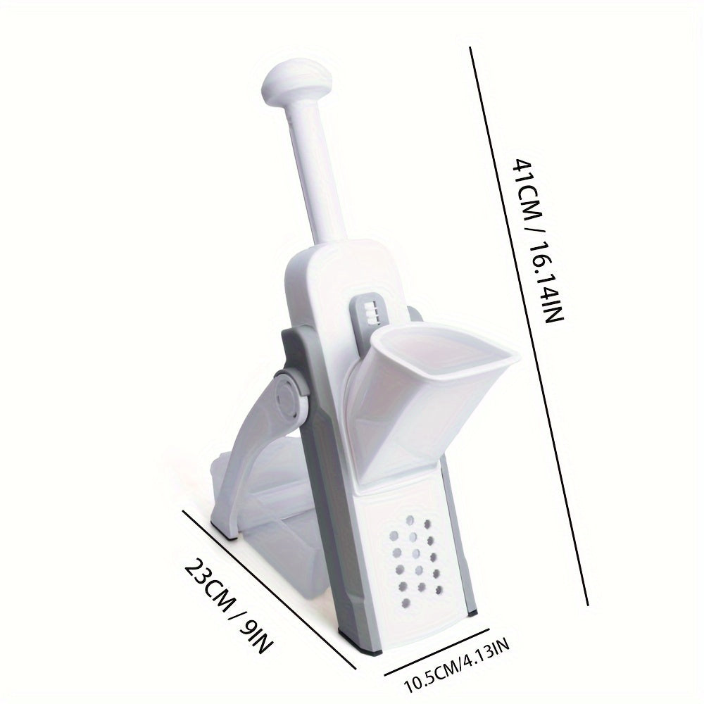 Stainless Steel Mandoline Slicer - Manual Veg Chopper - Hiccupzz