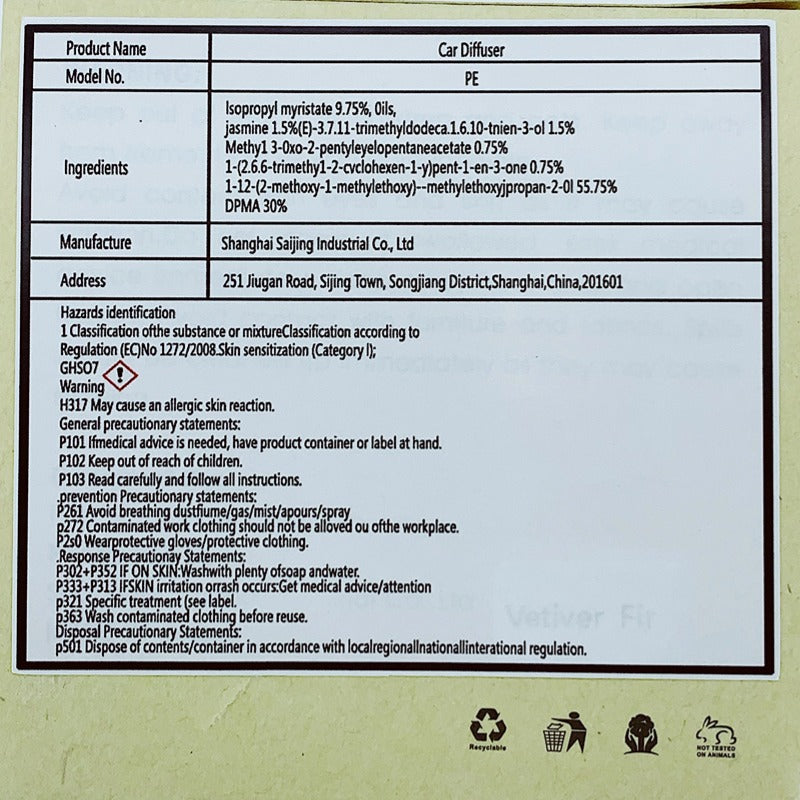 Puer Rose - 8ml Car Air Freshener Automotive Scents. Car Air Freshener with 30-Day Long-Lasting Fragrance. Hanging Diffuser Bottles Remove Auto Odor. Home Deodorizer. (1, 2, 4 Bottles) - Hiccupzz