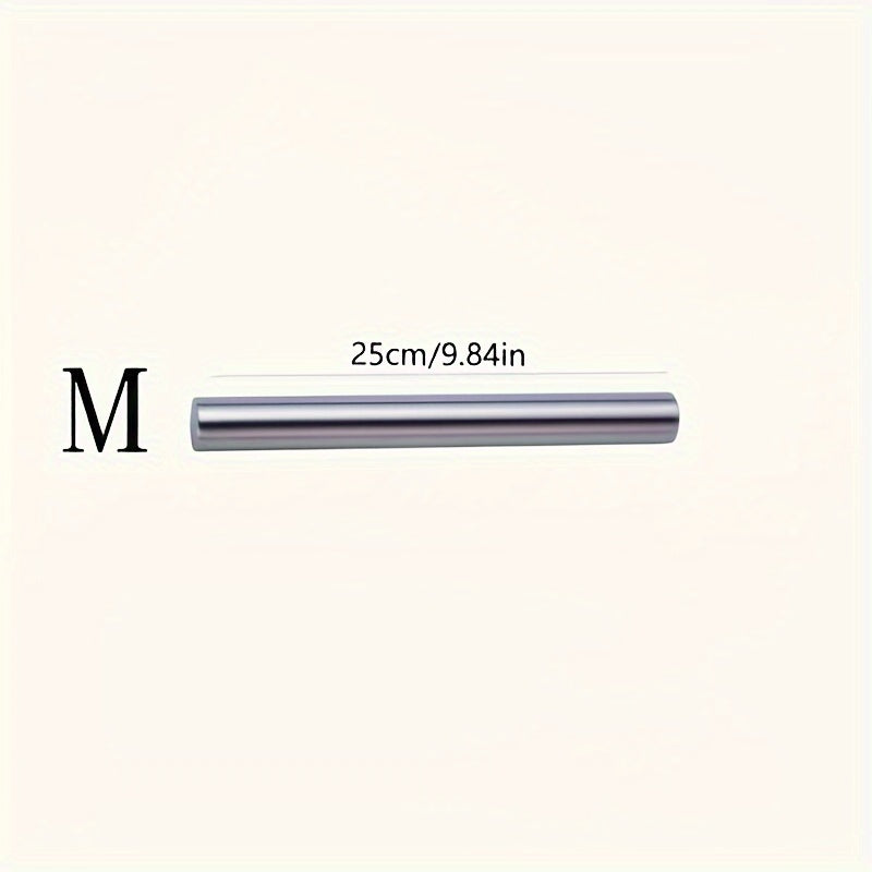 Durable Stainless Steel Rolling Pin for Perfect Dough Every Time - Ideal for Commercial Use and Home Baking - Hiccupzz