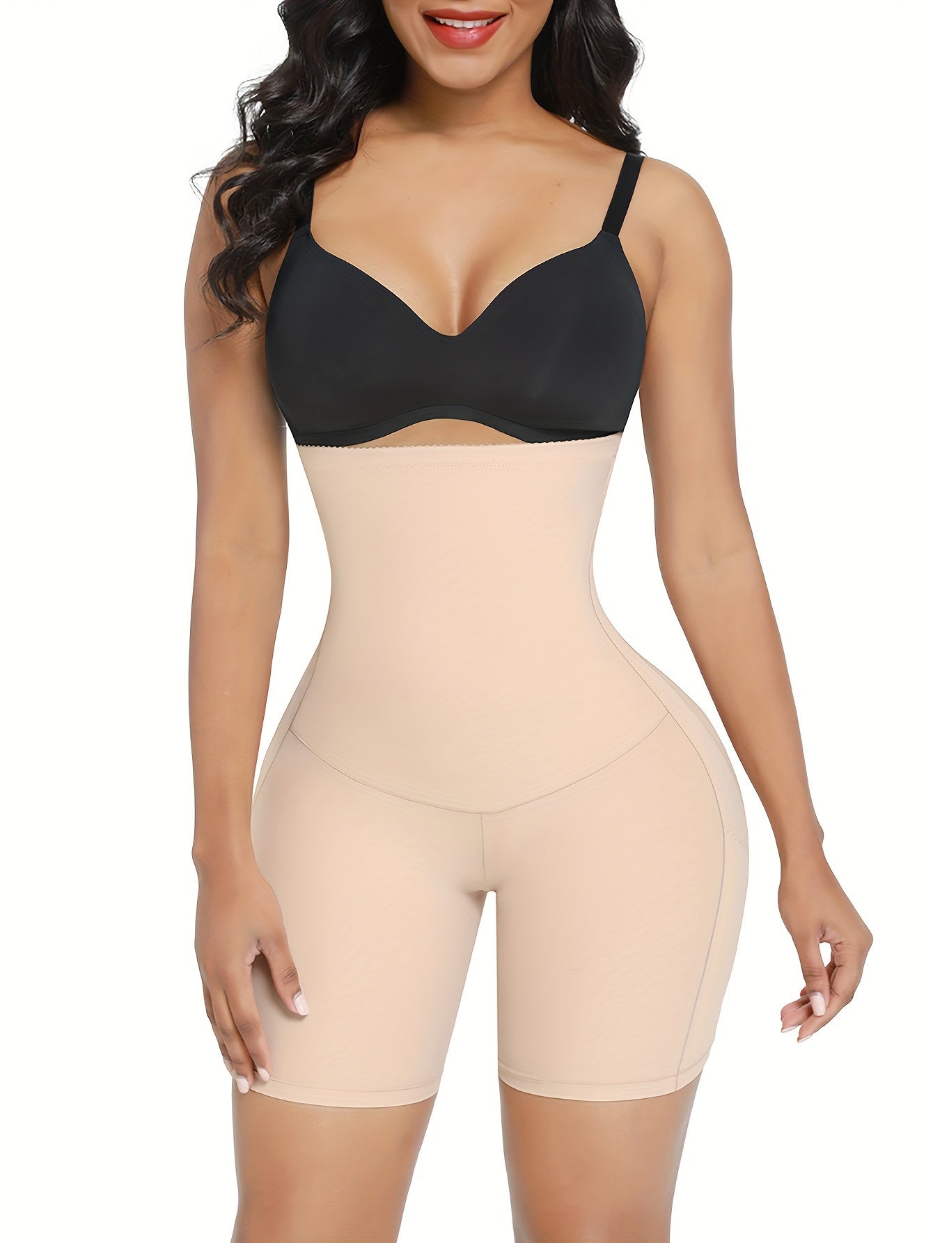 Wholesale High Waisted Slimming Belly Shaper Shorts Butt Lifter With 2 Steel Bones - Hiccupzz