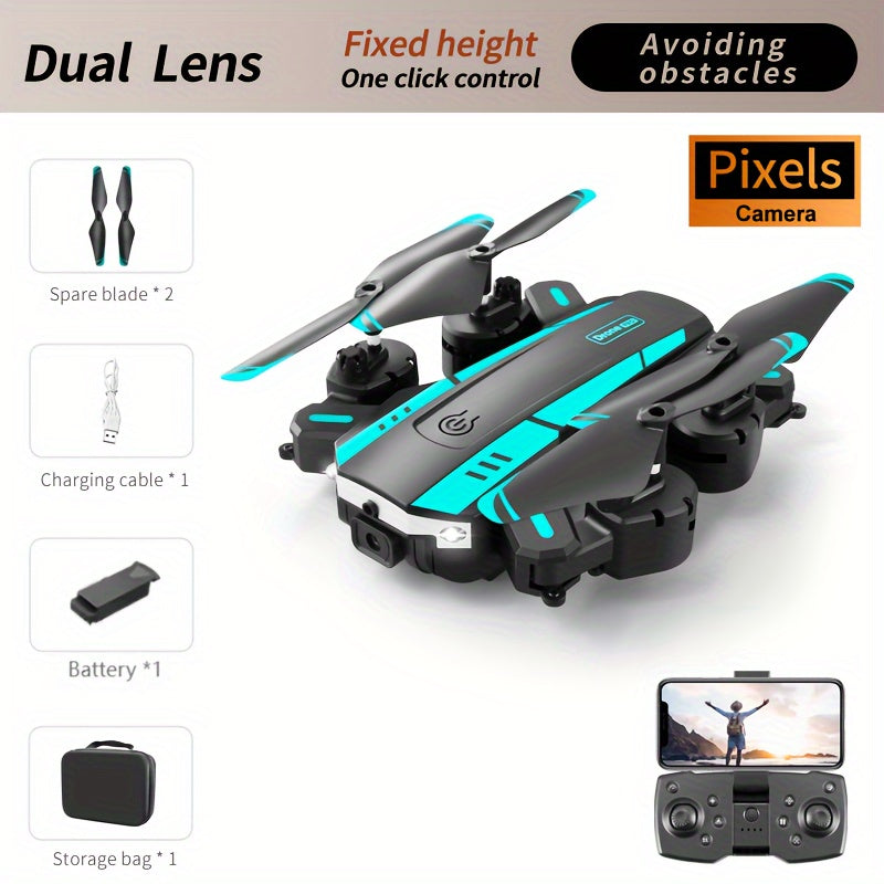 T6 Aerial Drone With HD Dual Camera, One-key Take-off And Landing, 540° Intelligent Obstacle Avoidance, Gesture Recognition, Intelligent Hovering, Foldable Quadcopter - Hiccupzz