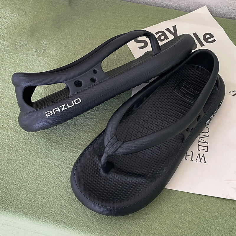 Fashion Personality Women With Heel Flip-flops - Hiccupzz