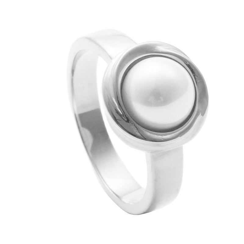 Fashion Titanium Steel Natural Stone Female Ring - Hiccupzz