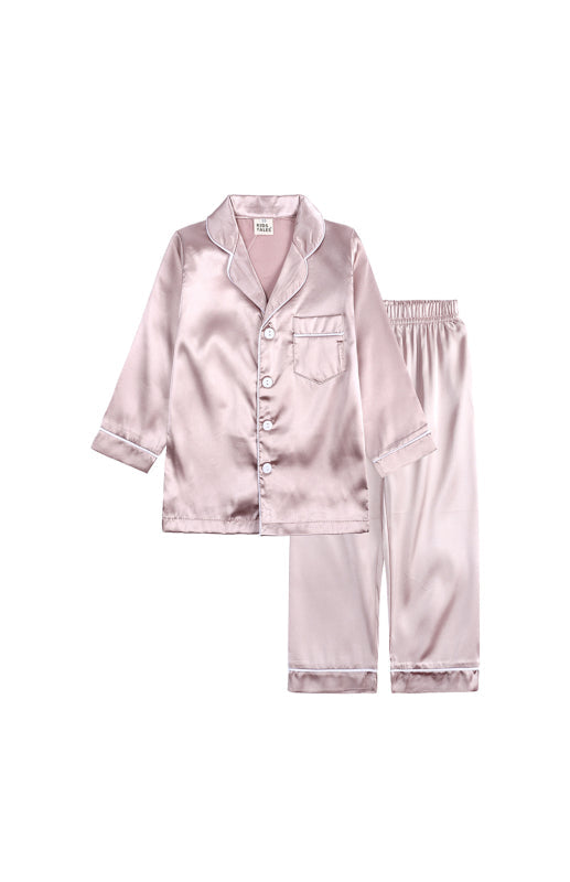 Children's Satin Long Sleeve Home Pyjama Sets - Hiccupzz